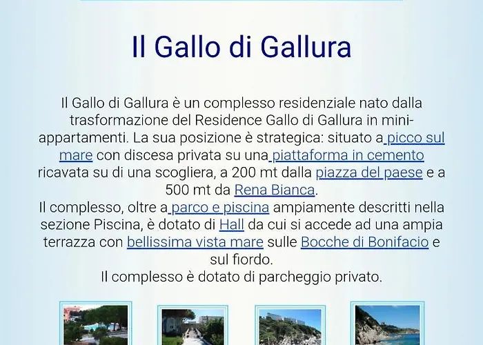 Recidence Gallo Di Gallura Casa Azzurra Aparthotel 4*